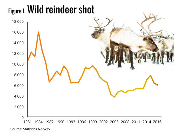 Figure 1. Wild reindeer felled
