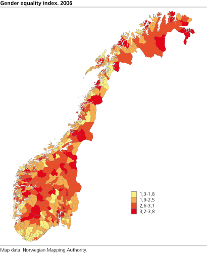 Gender equality index. 2006