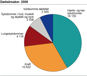 Dødsårsaker. 2008