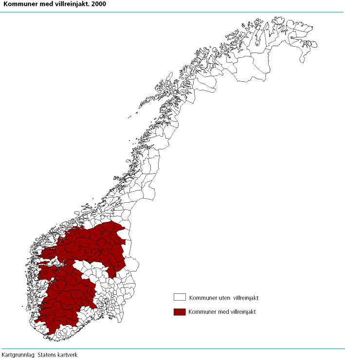  Kommuner med villreinjakt