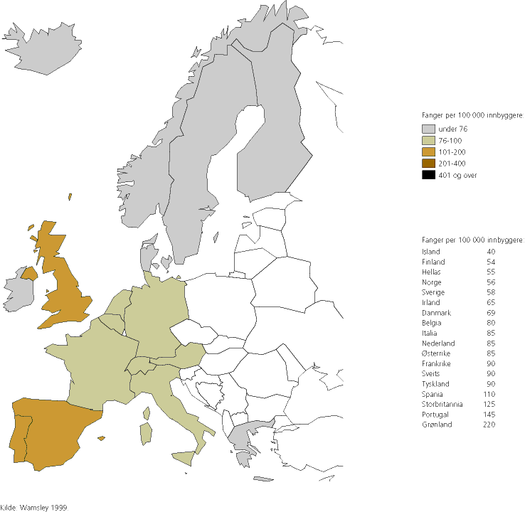 Kart 3.3-1. Vest-Europa