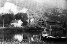 Bilde: Flekkefjord Garveri, ca. 1890 Bilde: Flekkefjord Garveri, ca. 1890