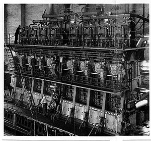 Bilde: Dieselmotor til skip Bilde: Dieselmotor til skip