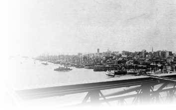 Bilde av East River og Lower Manhattan i New York, USA Bilde av East River og Lower Manhattan i New York, USA