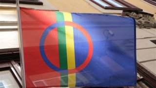 Bilde av samisk flagg