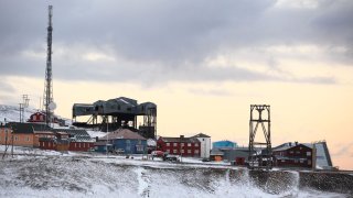 Industri på Svalbard.