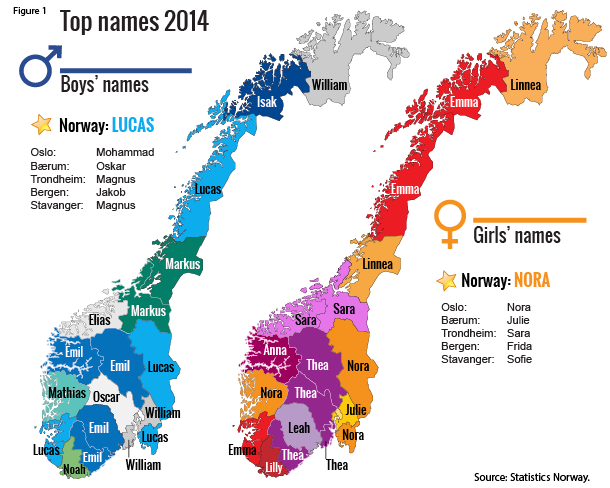 Figure 1. Top names 2014