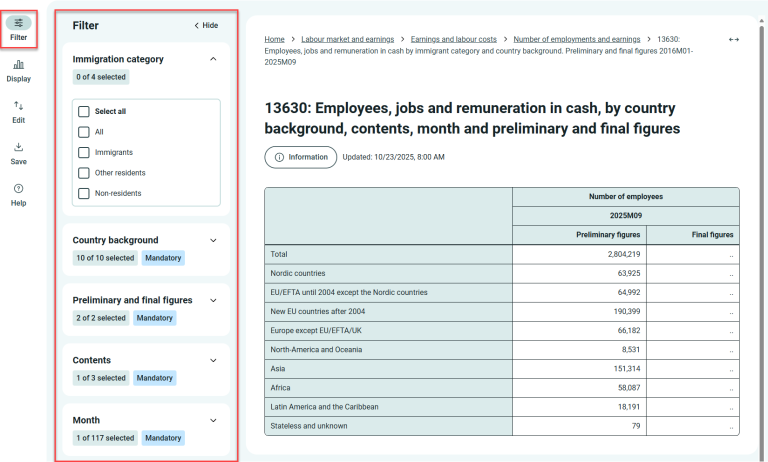 Filter is the default and appears open.