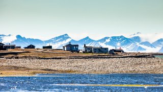 Spitsbergen bosetting.