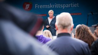 Fremskrittspartiet ved Siv Jensen.