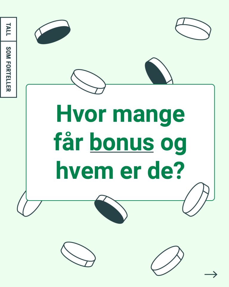 Hvor mange får bonus og hvem er de? 