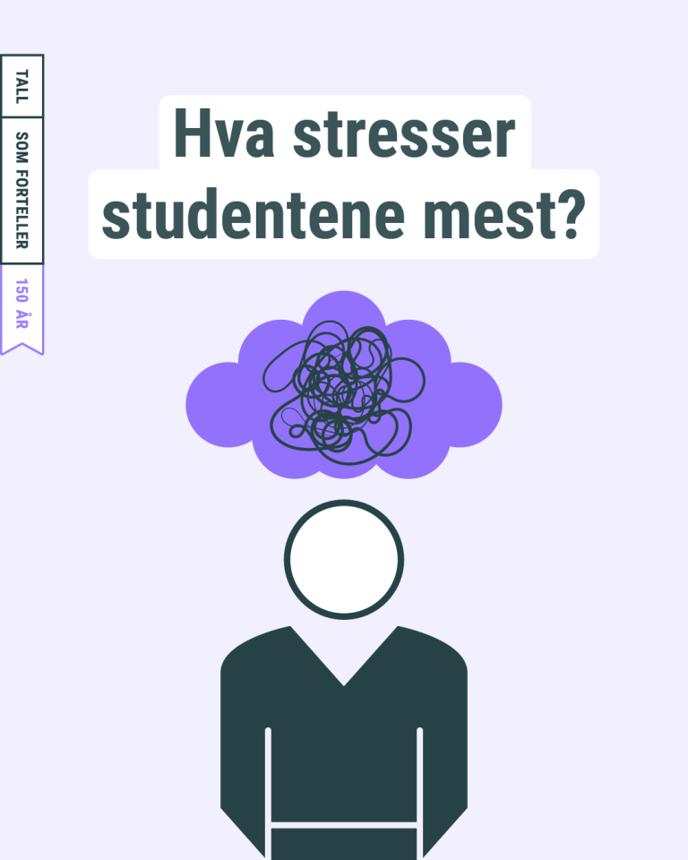Hva stresser studentene mest?