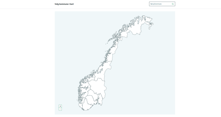 Skjermbilde av kommuneareal