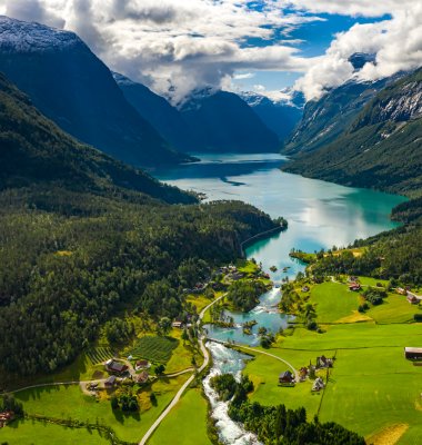 Dekorativt bilde i banner
