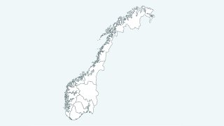 norgeskart fylkesinndelt